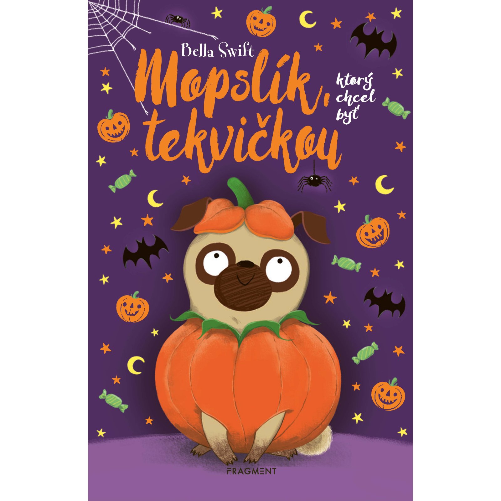 Mopslík, ktorý chcel byť tekvičkou