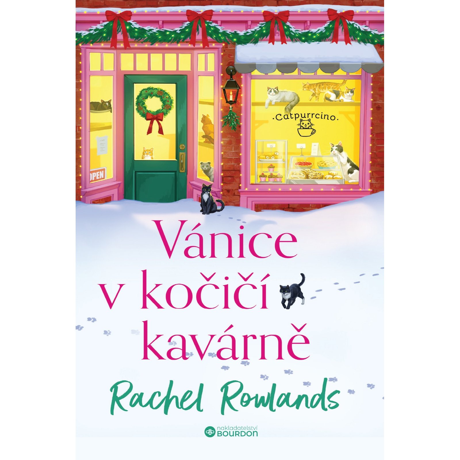 Vánice v kočičí kavárně