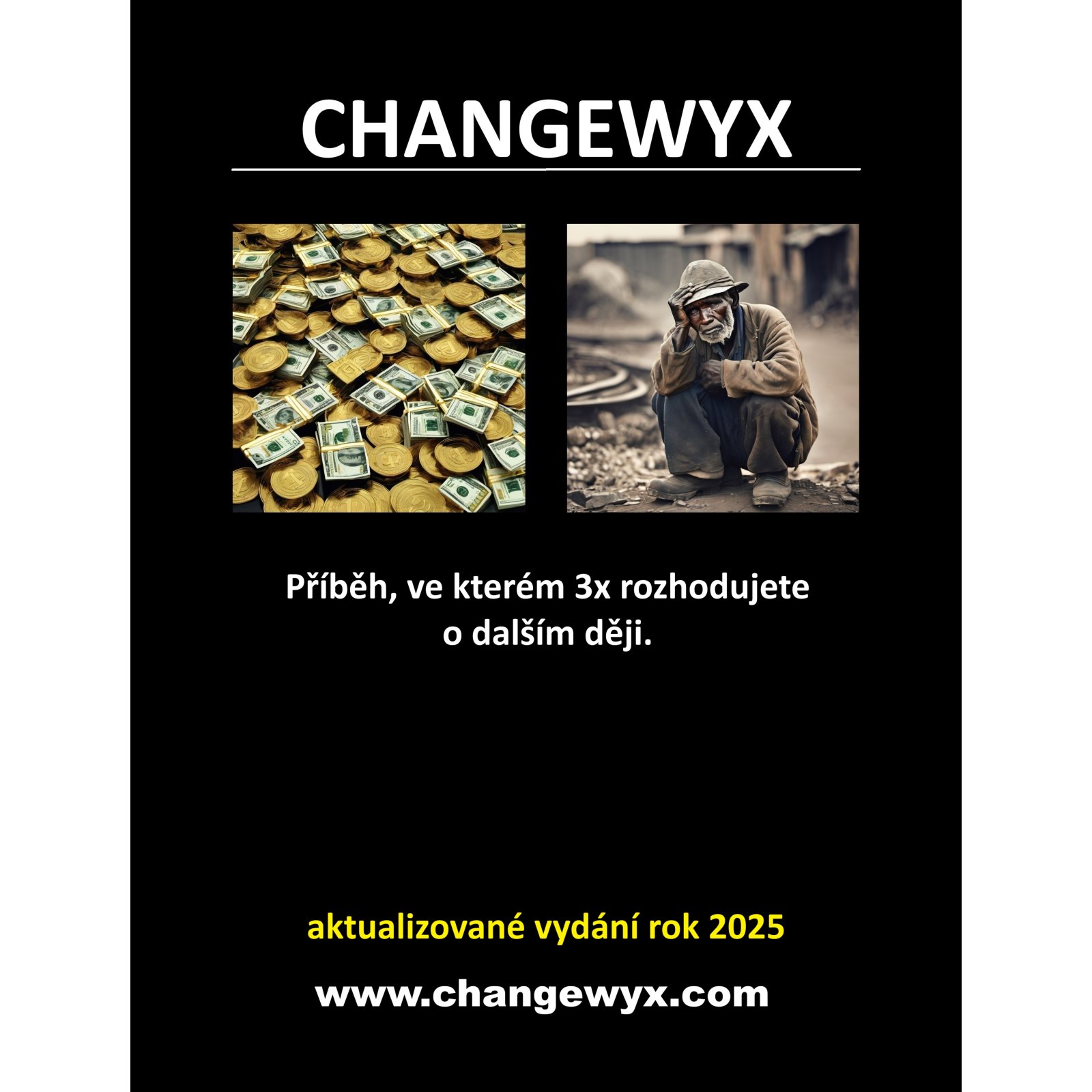 Changewyx. Příběh, ve kterém 3x rozhodujete o dalším ději.