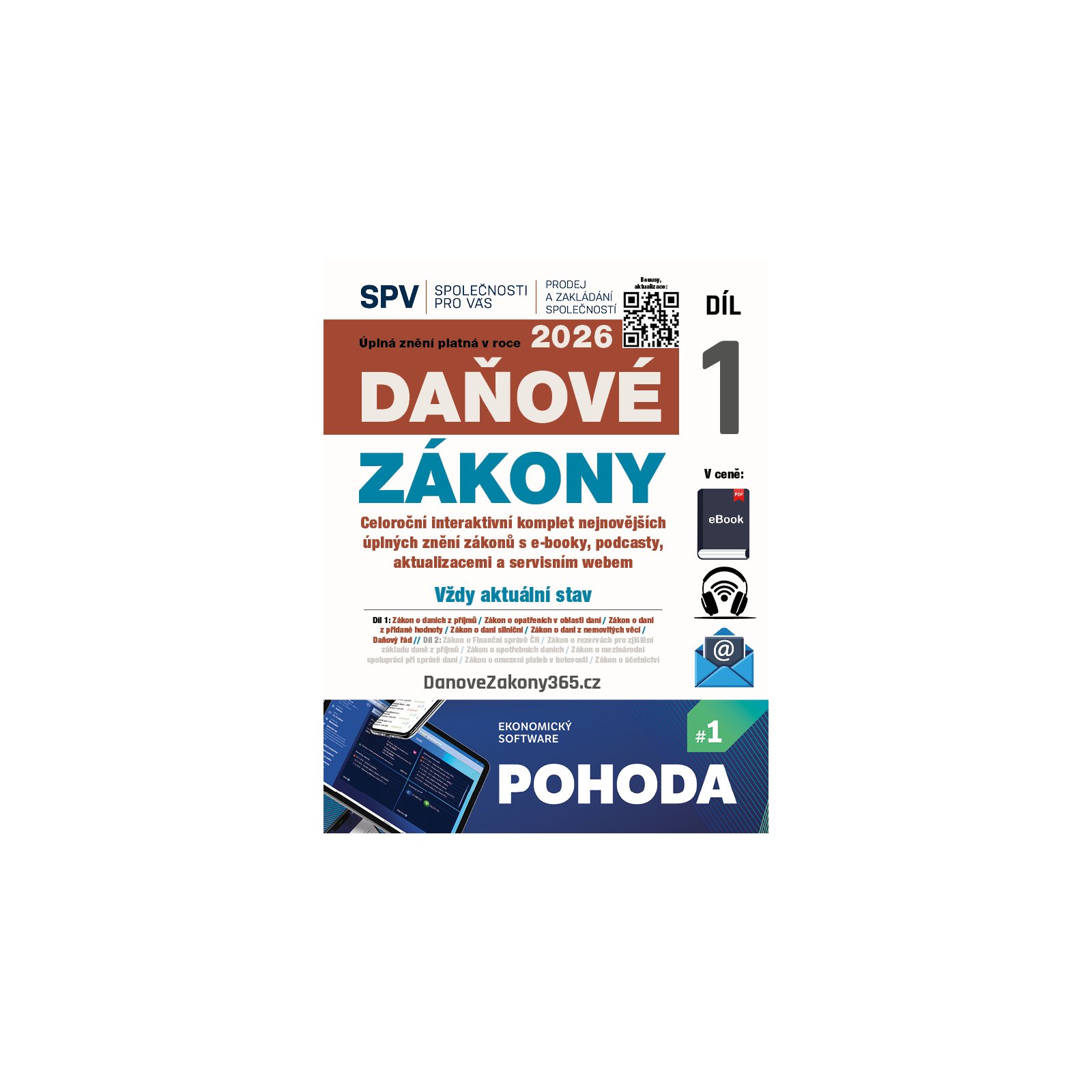Daňové zákony 2026 XXL ProFi (Díl 1.)