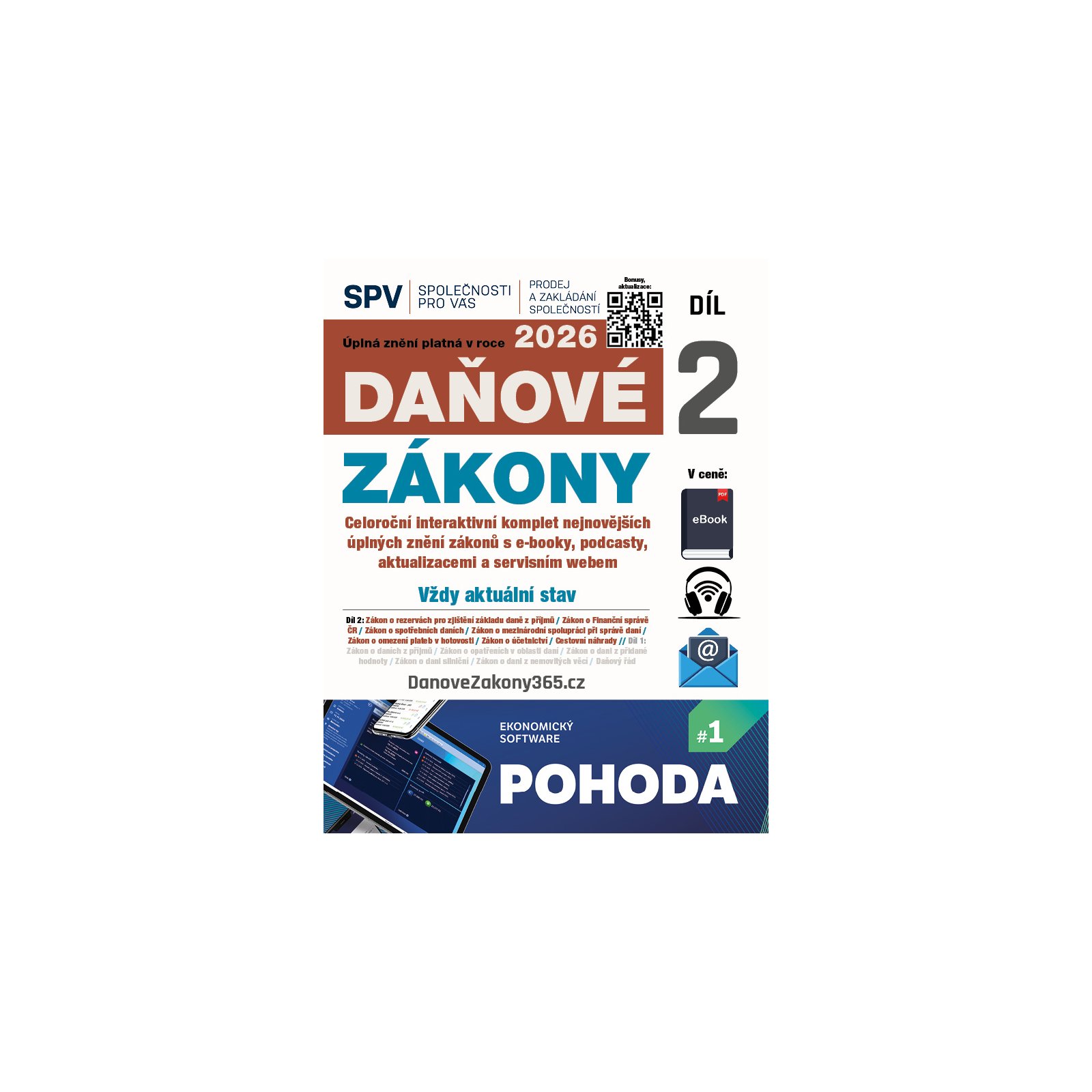 Daňové zákony 2026 XXL ProFi (Díl 2.)