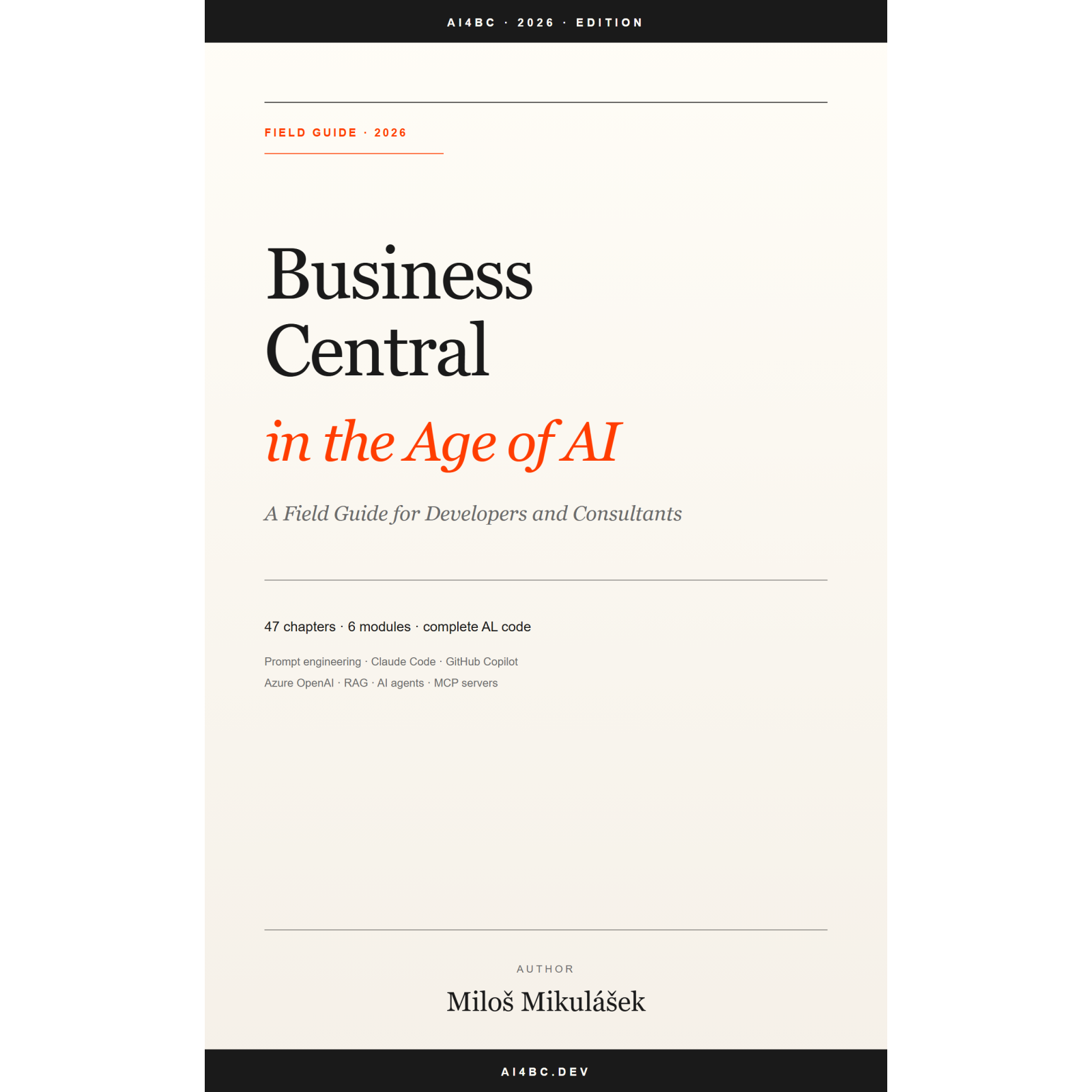 Business Central in the Age of AI