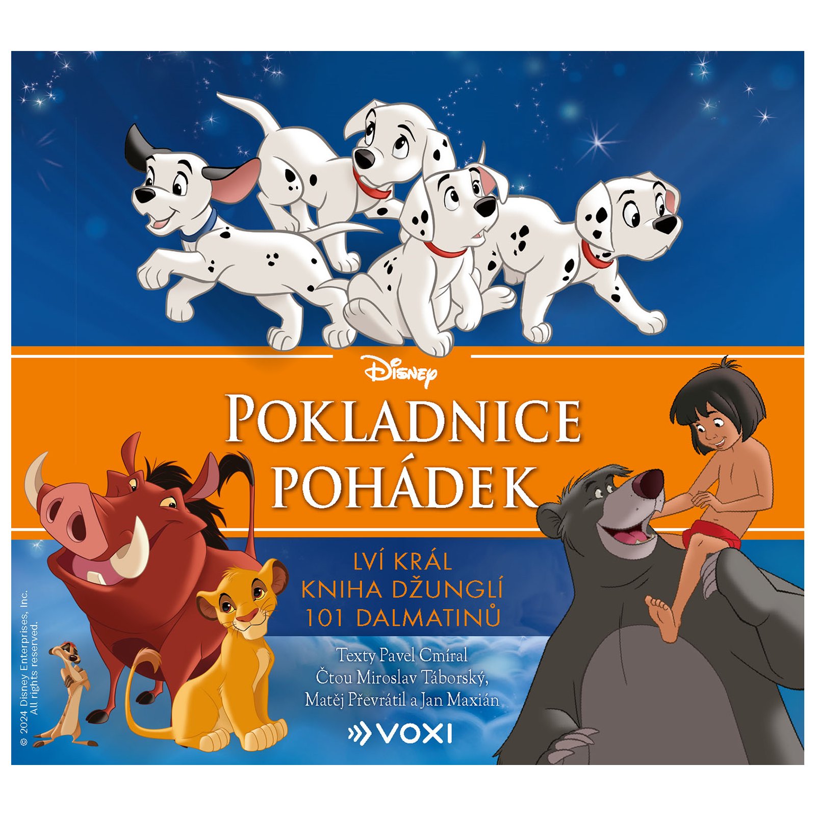 Disney - Lví král, Kniha džunglí, 101 dalmatinů